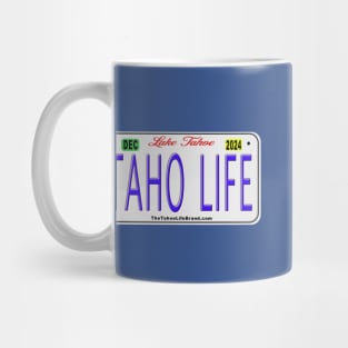 Tahoe Life License Plate Mug